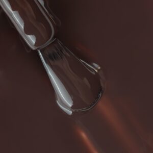 Lakier hybrydowy PB NAILS Cocoa 8 ml – chłodny głęboki brąz Melancholy — zdjęcie 1