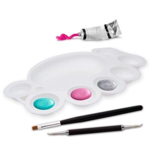EM Nail Paletka do kolorów Nail Art - biała — zdjęcie 1