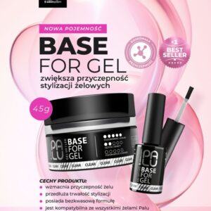Palu Base for Gel 45g – bezkwasowa baza pod żel, większa przyczepność TPO-Free — zdjęcie 1