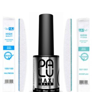 Palu Maxi Base 11g baza do przedłużania paznokci + 2 pilniki łódka Nail4u