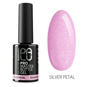 Palu Pro Master Bottle Gel Silver Petal 11g – żel budujący w butelce TPO-Free