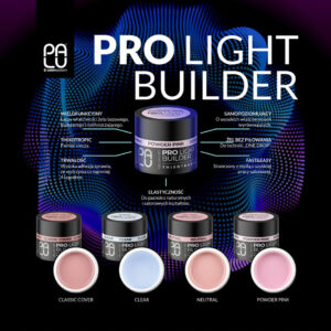 Palu Żel Budujący PRO Light Builder Neutral 45g – Samopoziomujący TPO-Free — zdjęcie 6