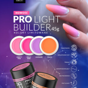 Palu Żel Budujący Pro Light Builder SWEETY PINK 45g – różowy TPO-Free — zdjęcie 5