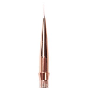 EM Nail Pędzelek do zdobień 10 mm, metalowy, rosegold — zdjęcie 1