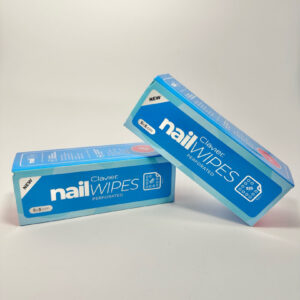 Clavier Perforowane waciki bezpyłowe do paznokci Nail Wipes - 325 szt., manicure