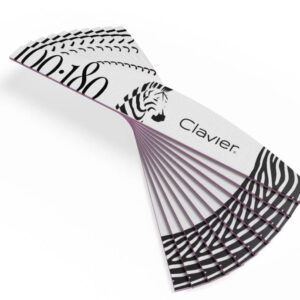Clavier pilnik do paznokci Zebra Łódka – 100/180 — zdjęcie 1
