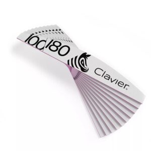 Clavier Pilnik do paznokci, manicure NEW Zeberka Łódka – 100/180, szary 1szt.