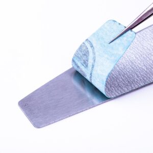 Baza / Pilnik metalowy łódka półksiężyc 1 szt — zdjęcie 1