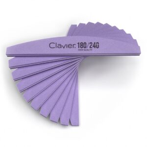 Clavier Polerka do Paznokci, Łódka - gradacja 180/240 - fioletowa