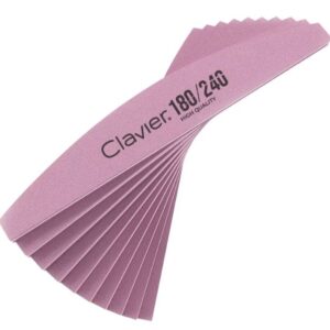 Clavier Polerka do Paznokci, Łódka – gradacja 180/240 – różowa