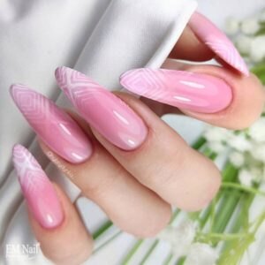 EM Nail Power Base Pink 6ml – modelująca baza hybrydowa UV LED — zdjęcie 2