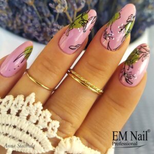 EM Nail Power Base Pink 6ml – modelująca baza hybrydowa UV LED — zdjęcie 4