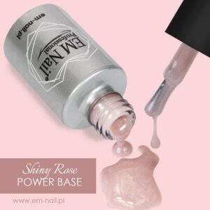 EM Nail Power Base Shiny Rose 6ml — zdjęcie 3