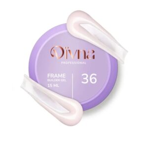 DIVNA Frame Builder Gel 36 – blado różowy żel budujący samopoziomujący 15 ml