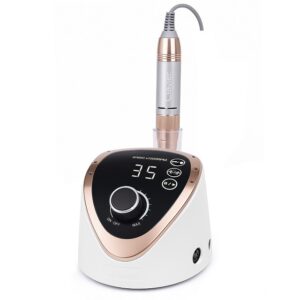 Clavier Profesjonalna frezarka do paznokci FX 830, 65W, 35 000 RPM, manicure i pedicure, biało-złota — zdjęcie 1