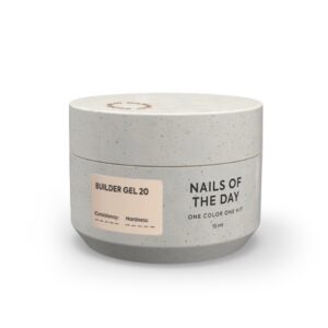 NAILSOFTHEDAY Builder gel 20 – karmelowo-beżowy żel budujący, 30 ml
