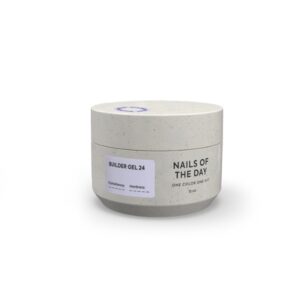 NAILSOFTHEDAY Builder gel 24 – żel budujący o klasycznym mlecznobiałym odcieniu, 15 ml