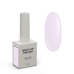 NAILSOFTHEDAY Cover base NEW 01 – półprzezroczysta delikatno-różowa baza hybrydowa, 10 ml