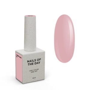 NAILSOFTHEDAY Cover base NEW 03 – półprzezroczysta delikatno-brzoskwiniowa baza hybrydowa, 10 ml