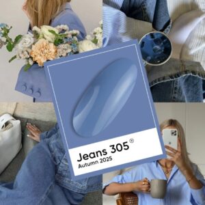 NAILSOFTHEDAY Jeans Gel Polish – chłodny niebiesko-szary lakier hybrydowy, 10 ml — zdjęcie 4