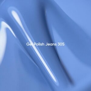 NAILSOFTHEDAY Jeans Gel Polish – chłodny niebiesko-szary lakier hybrydowy, 10 ml — zdjęcie 1