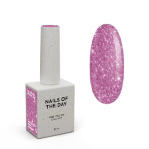 NAILSOFTHEDAY Aperol Gel Polish – różowy odblaskowy lakier hybrydowy, 10 ml