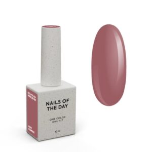 NAILSOFTHEDAY Roselle Gel Polish – ciepły brązowo-różowy lakier hybrydowy 10 ml