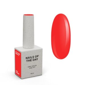 NAILSOFTHEDAY Riana Gel Polish – czerwony lakier hybrydowy z drobinką 10 ml
