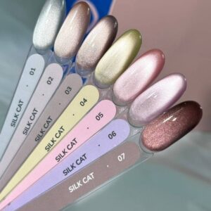DIVNA Silk Cat Eye 07 –brązowy lakier hybrydowy z efektem kociego oka 9 ml — zdjęcie 1
