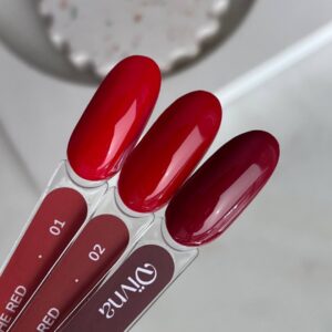 DIVNA The Red 02 – lakier hybrydowy czerwony 7 ml — zdjęcie 1