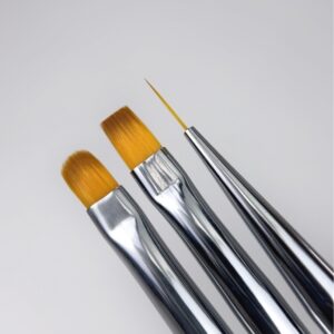 NAILSOFTHENIGHT Nail Art Brush – pędzelek liner 10 mm do cienkich linii — zdjęcie 3