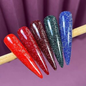 NAILSOFTHEDAY Sangria Gel Polish – czerwony lakier z odblaskiem 10 ml — zdjęcie 3