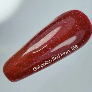 NAILSOFTHEDAY Red Mary Gel Polish – czerwony lakier z odblaskiem 10 ml — zdjęcie 2