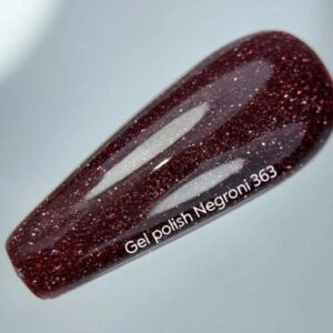 NAILSOFTHEDAY Negroni Gel Polish – bordowy lakier z odblaskiem 10 ml — zdjęcie 2