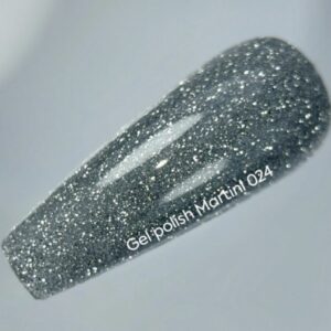 NAILSOFTHEDAY Martini Gel Polish – srebrny lakier hybrydowy flash 10 ml — zdjęcie 2