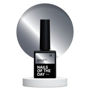 NAILSOFTHEDAY Korean Cat Eye 13 – ciemnoszary lakier kocie oko 10 ml