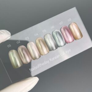 NAILSOFTHEDAY Korean Cat Eye 08 – ciepło-beżowy lakier kocie oko 10 ml — zdjęcie 1