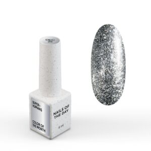 NAILSOFTHEDAY Color of the Month December 2025 Superhumans – srebrny lakier flash 10 ml