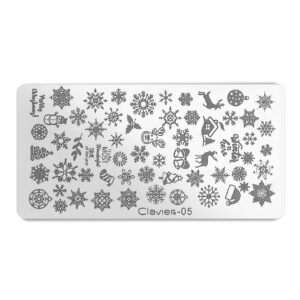 Clavier Blaszka do stempli świąteczna 05/Y081 – 50 zimowych wzorów