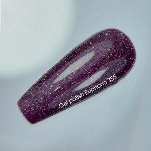 NAILSOFTHEDAY Euphoria – śliwkowo-fioletowy lakier hybrydowy flash 10 ml — zdjęcie 3