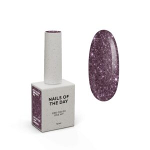 NAILSOFTHEDAY Euphoria – śliwkowo-fioletowy lakier hybrydowy flash 10 ml