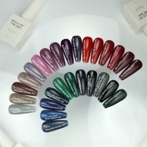 NAILSOFTHEDAY Campari – czerwony lakier hybrydowy flash 10 ml — zdjęcie 4
