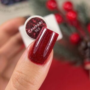 NAILSOFTHEDAY Campari – czerwony lakier hybrydowy flash 10 ml — zdjęcie 1