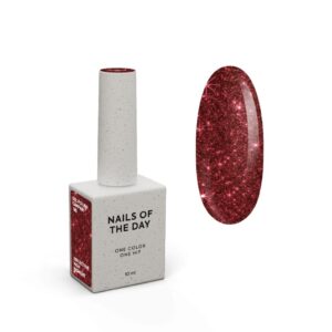 NAILSOFTHEDAY Campari – czerwony lakier hybrydowy flash 10 ml