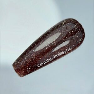 NAILSOFTHEDAY Whiskey – brązowy lakier hybrydowy flash 10 ml — zdjęcie 2