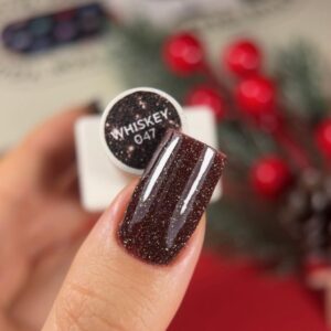 NAILSOFTHEDAY Whiskey – brązowy lakier hybrydowy flash 10 ml — zdjęcie 1