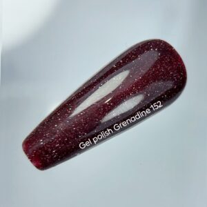 NAILSOFTHEDAY Grenadine – bordowy lakier hybrydowy flash 10 ml — zdjęcie 2