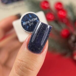 NAILSOFTHEDAY Aviation – niebieski lakier hybrydowy flash 10 ml — zdjęcie 1