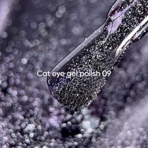 NAILSOFTHEDAY Cat Eye 09 czarny lakier hybrydowy 6 ml — zdjęcie 1