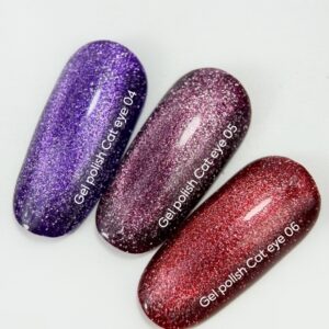 NAILSOFTHEDAY Cat Eye 05 bordowo wiśniowy lakier 6 ml — zdjęcie 4